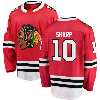  Chicago Blackhawks Patrick Sharp #10 NHL Big Boys Youth Replica  Jersey, White : Sports & Outdoors